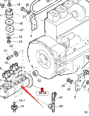  BOMAG triple gear pump part number 05813140