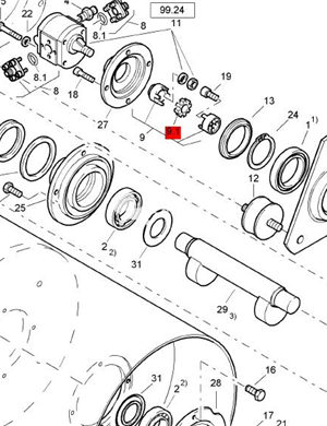 BOMAG vibration coupling plum petal part number 05615079  