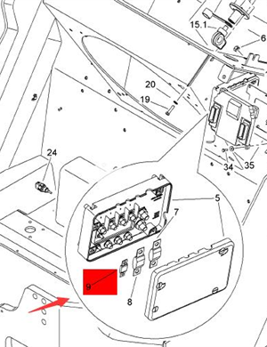   BOMAG insurance piece part number 05751257