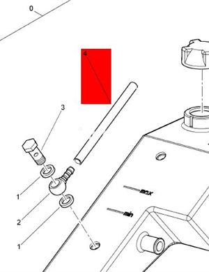  BOMAG identification tube part number 06550096