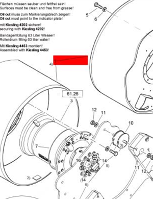 BOMAG roller part number 92110961  