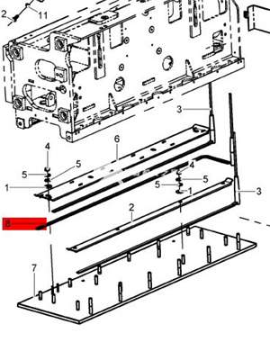 BOMAG Bottom Plate Heating Rod Part Number 83740299