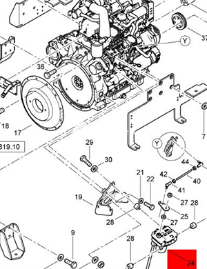 BOMAG actuator part number 05973136  