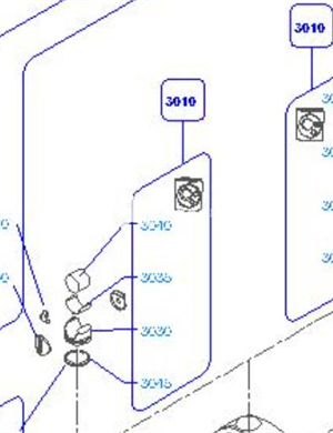 BOMAG Piston Assembly Part Number 05815837  