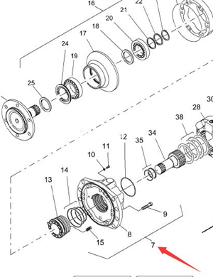 BOMAG Flow Control Component Part Number 05814883  