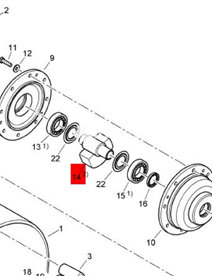 BOMAG Vibration Shaker Part Number 46230203 