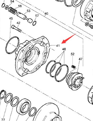 BOMAG Intermediate housing part number 05818086  