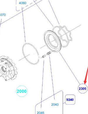 BOMAG Brake Disc Part Number 05805066  
