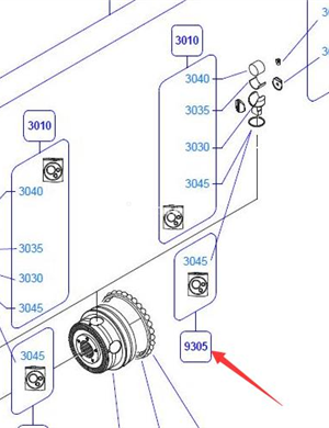 BOMAG piston ring repair kit part number 0581629307