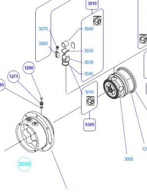 BOMAG O-ring part number 1285 