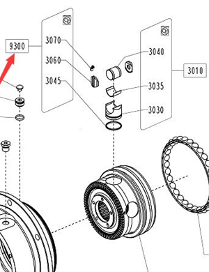 BOMAG plunger repair kit part number 05815915