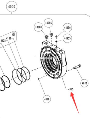  BOMAG distribution housing part number 05918603  