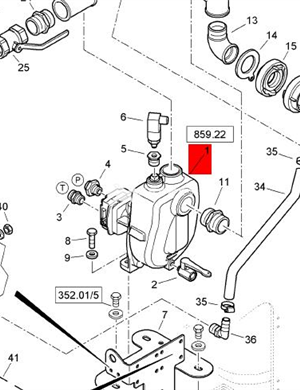  BOMAG imported sprinkler pump part number 05794179  
