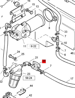BOMAG sprinkler valve part number 09510090  