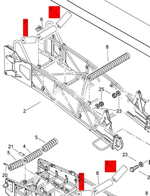  BOMAG Iron Roller Part No. 335080033  