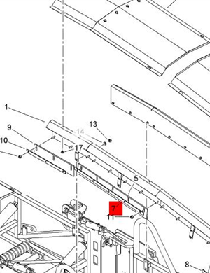 BOMAG stopper plate pressure plate part number D242603103