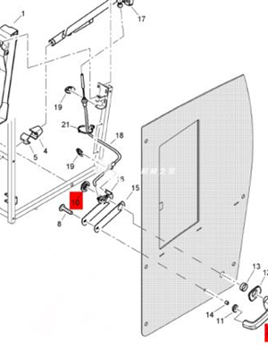 BOMAG Handle Assembly Part Number 05932210  