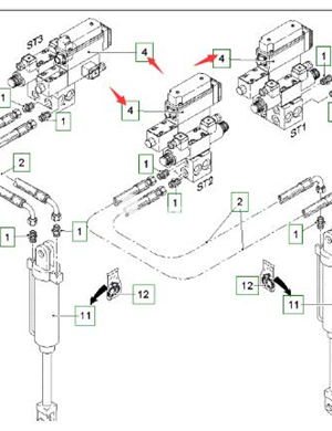  Dynapac hydraulic control valve part number 4812029125  