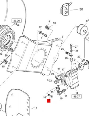 BOMAG magnetic plug part number: 07642217  