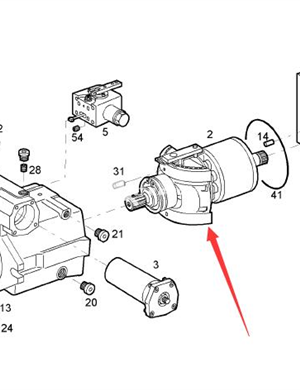 BOMAG walking pump pump Dan part number 05985305  