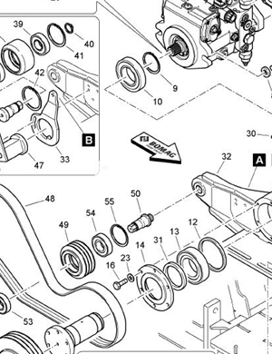  BOMAG ball bearing (deep groove) part number 05115308