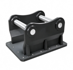 Heavy duty excavator and excavator loader ear plate head bracket