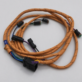 High quality Caterpillar E345C excavator control valve wiring harness, part number 2594937