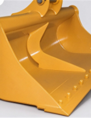 Thickened heavy-duty excavator mud bucket, suitable for earthwork grading operations