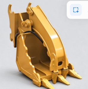 High rigidity 6-ton metal thumb bucket, suitable for farm engineering