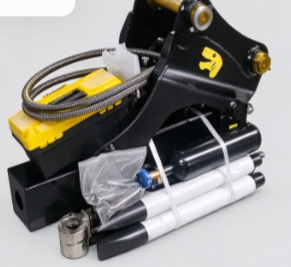 High hardness rock hydraulic concrete crushing device, concrete pile construction equipment