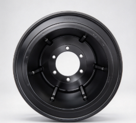 Wear resistant solid tire complete wheel S1603-3 asphalt paver spare parts PN 2359496